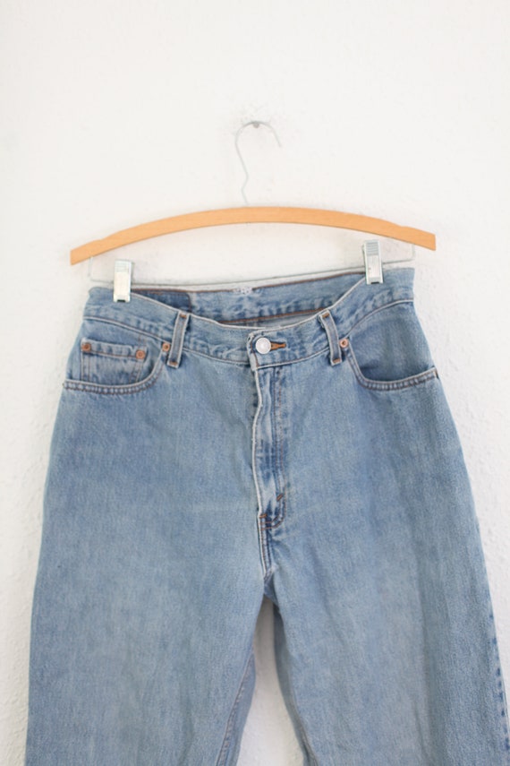 vintage 90's levis 550 tapered  jeans denim 32 x … - image 4