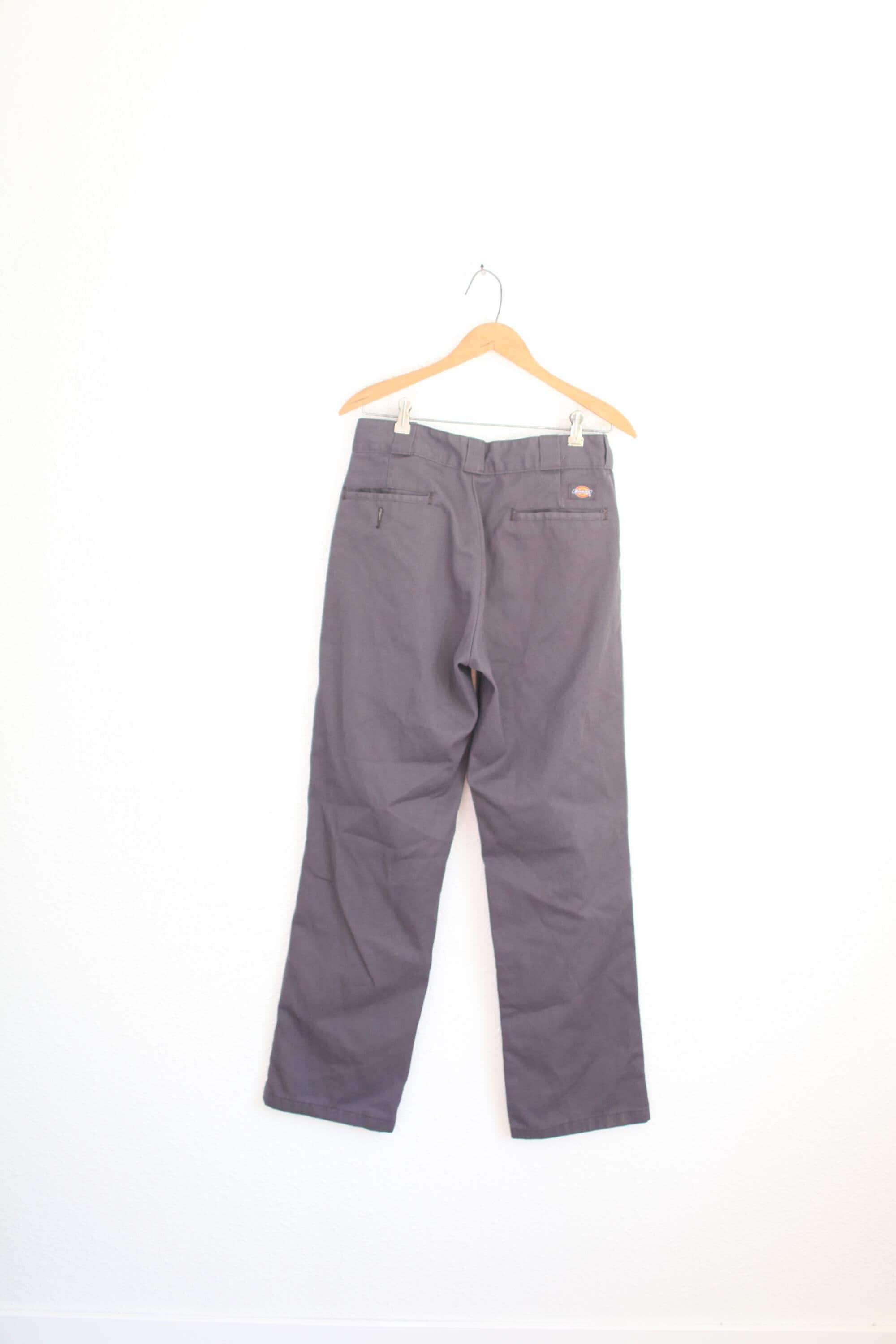 パンツ Dickies 90S 8740BK32x30 MADE IN HONDURA Vintage 90's Dickies Plain Front Twill Workwear Khaki Pants