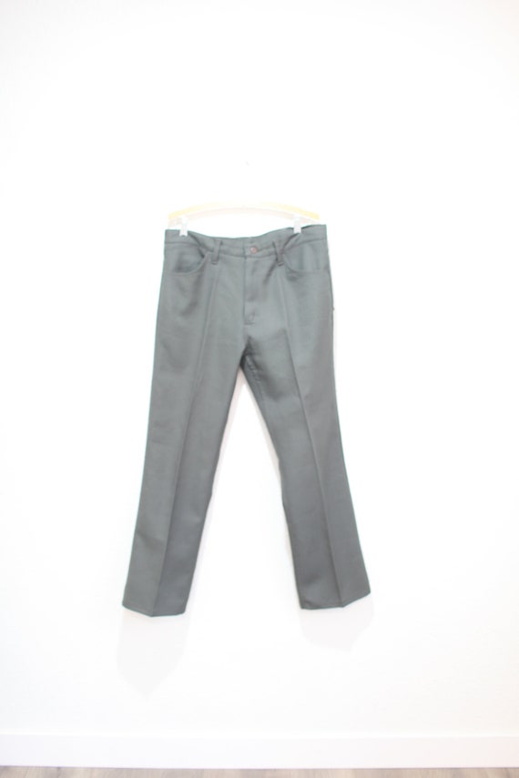 vintage 70s wrangler green / gray  trouser  pants 