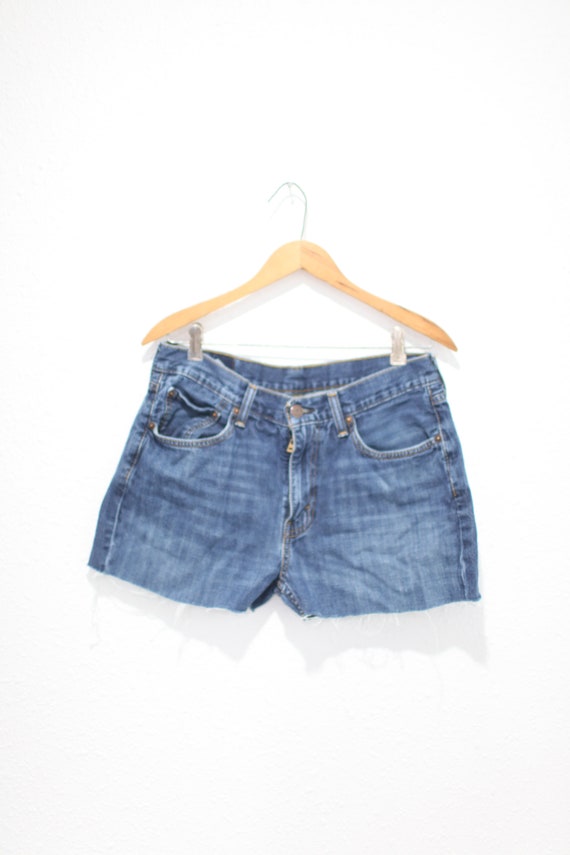 Vintage Distressed Cut off Levis 514 