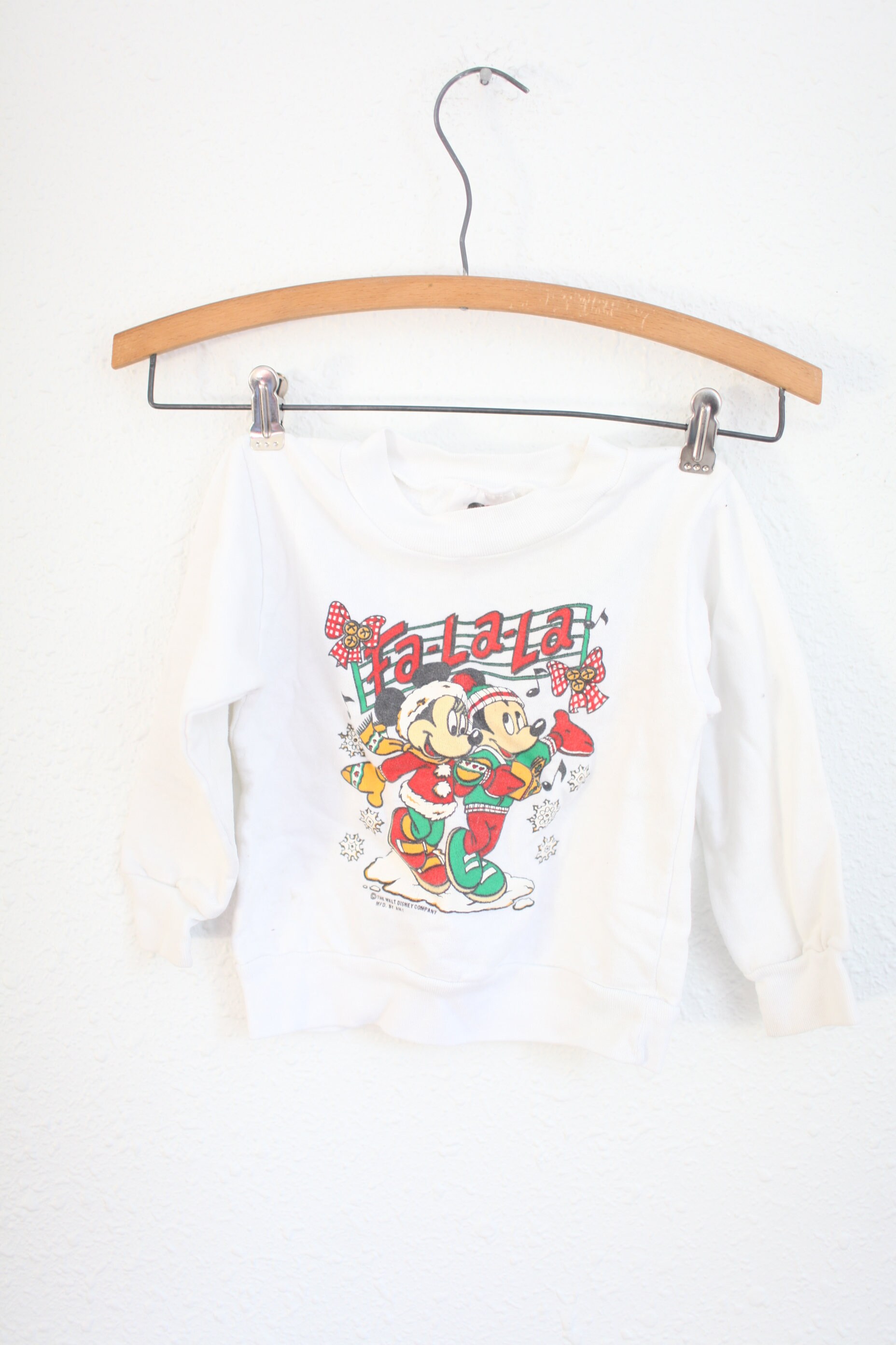 Discover vintage disney mickey minnie mouse christmas baby sweatshirt