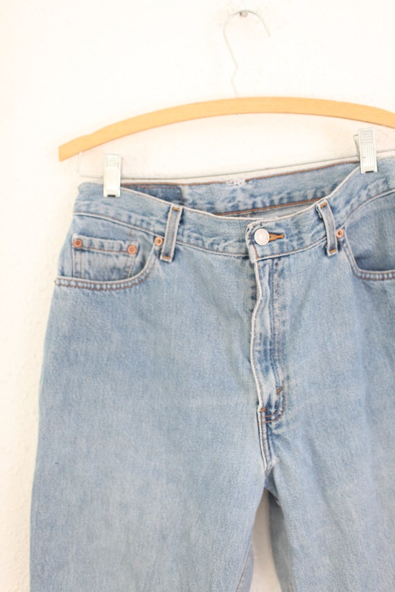 vintage 90's levis 550 tapered  jeans denim 32 x … - image 5