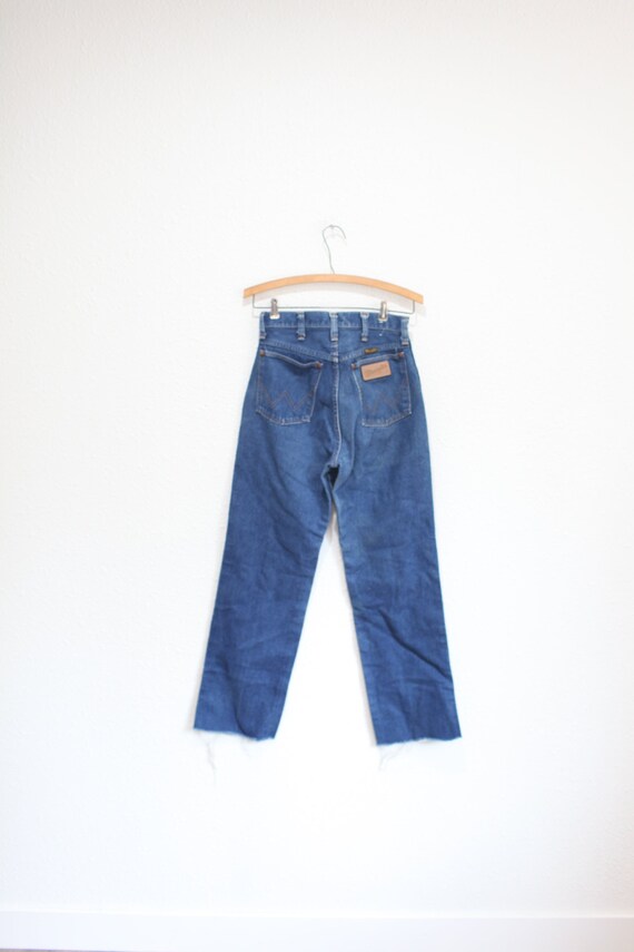 vintage 1980s wrangler blue  jeans denim 28 #0214