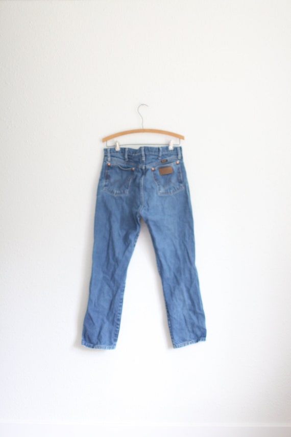 Vintage Wrangler 1980's Blue Jeans Denim 35 X 30 0330 - Etsy