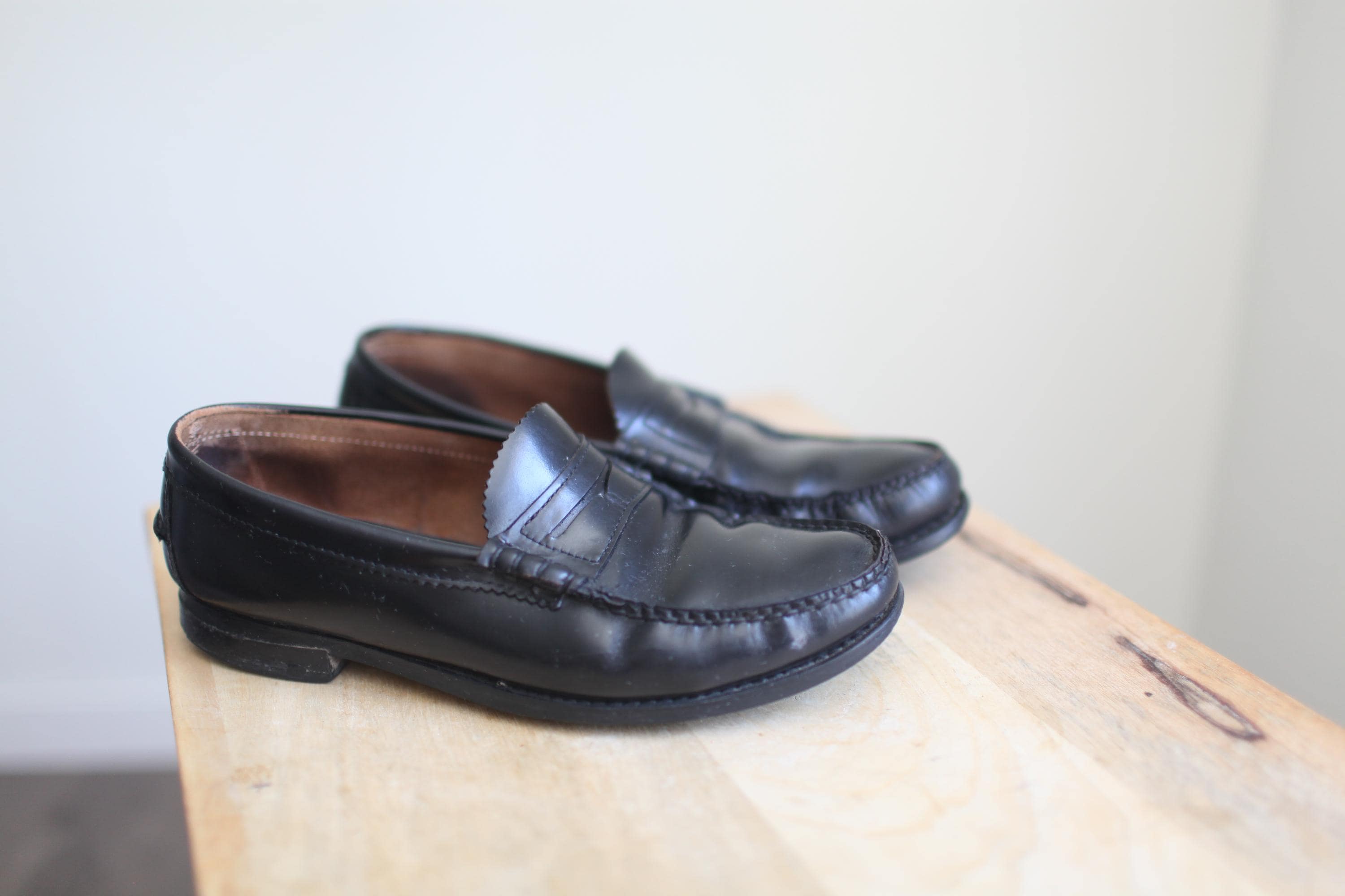 Dexter Men\'s Elegant Black Slip-On Penny Loafers size 11 made in USA Dexter Black Loafers for Men | Mercari main image 2