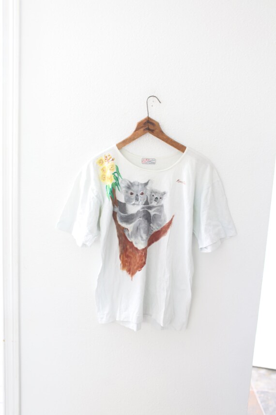vintage koala bear painted t shirt #037