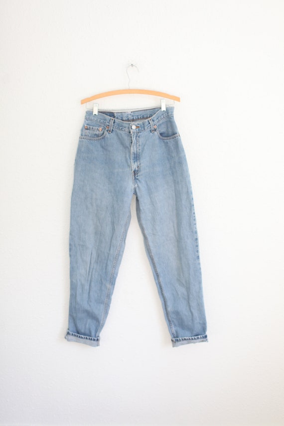 vintage 90's levis 550 tapered  jeans denim 32 x … - image 3