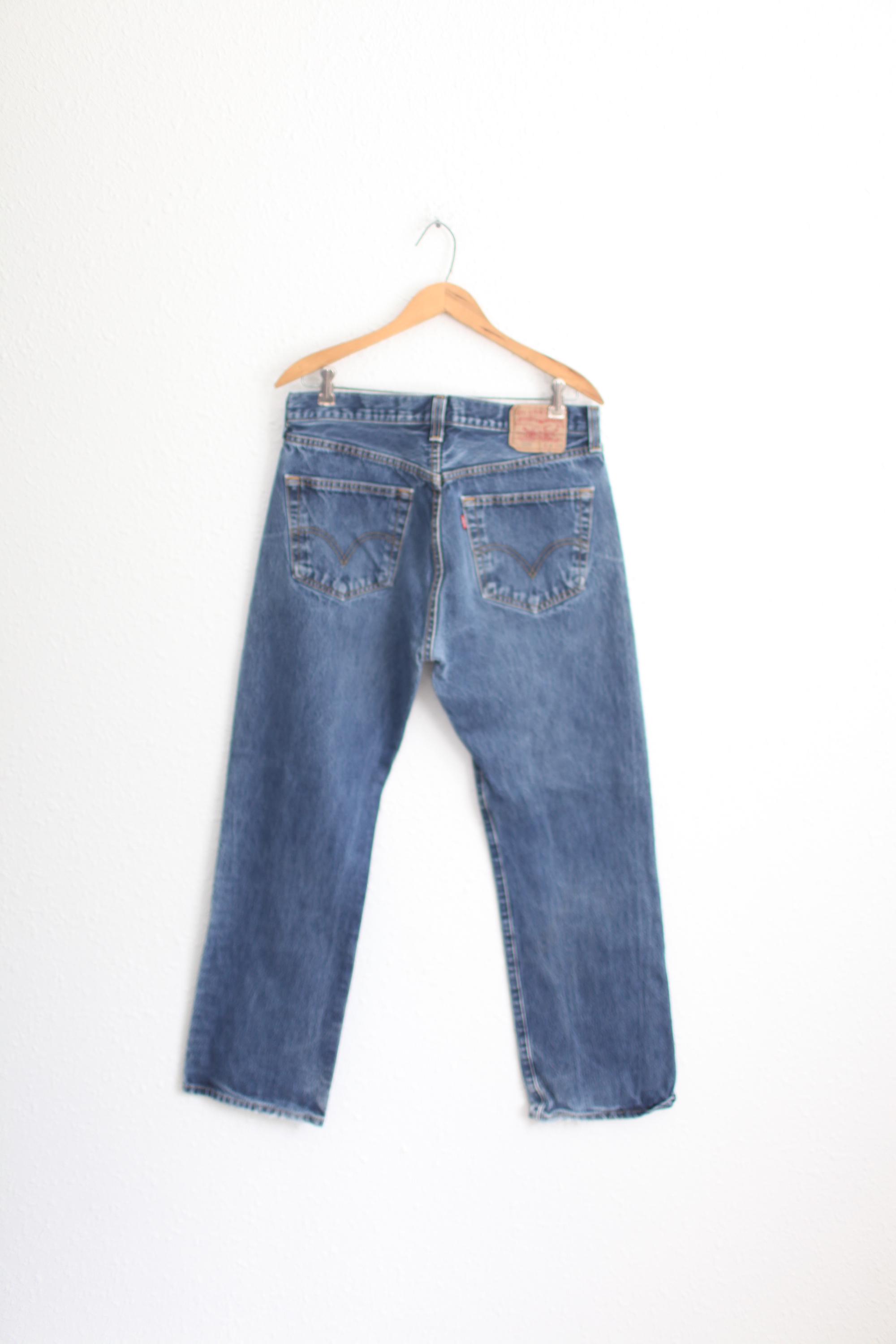 Vintage 90s Levi's 501 Jeans Denim 34 X 30 #0593 - Etsy
