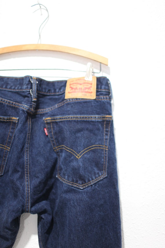 vintage 90s levis 505  jeans denim  36 x 32 #0758 - image 5