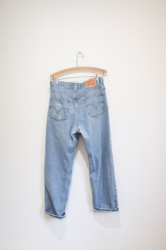 vintage 1990's  levis 550  jeans denim 34 x 30 #06