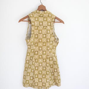 vintage 90s y2k urban outfitter green sun zipper mini dress #0387 image 7