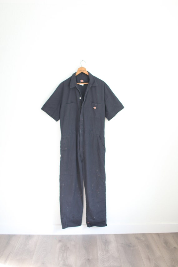 vintage 90s dickies navy blue  one piece  coverall