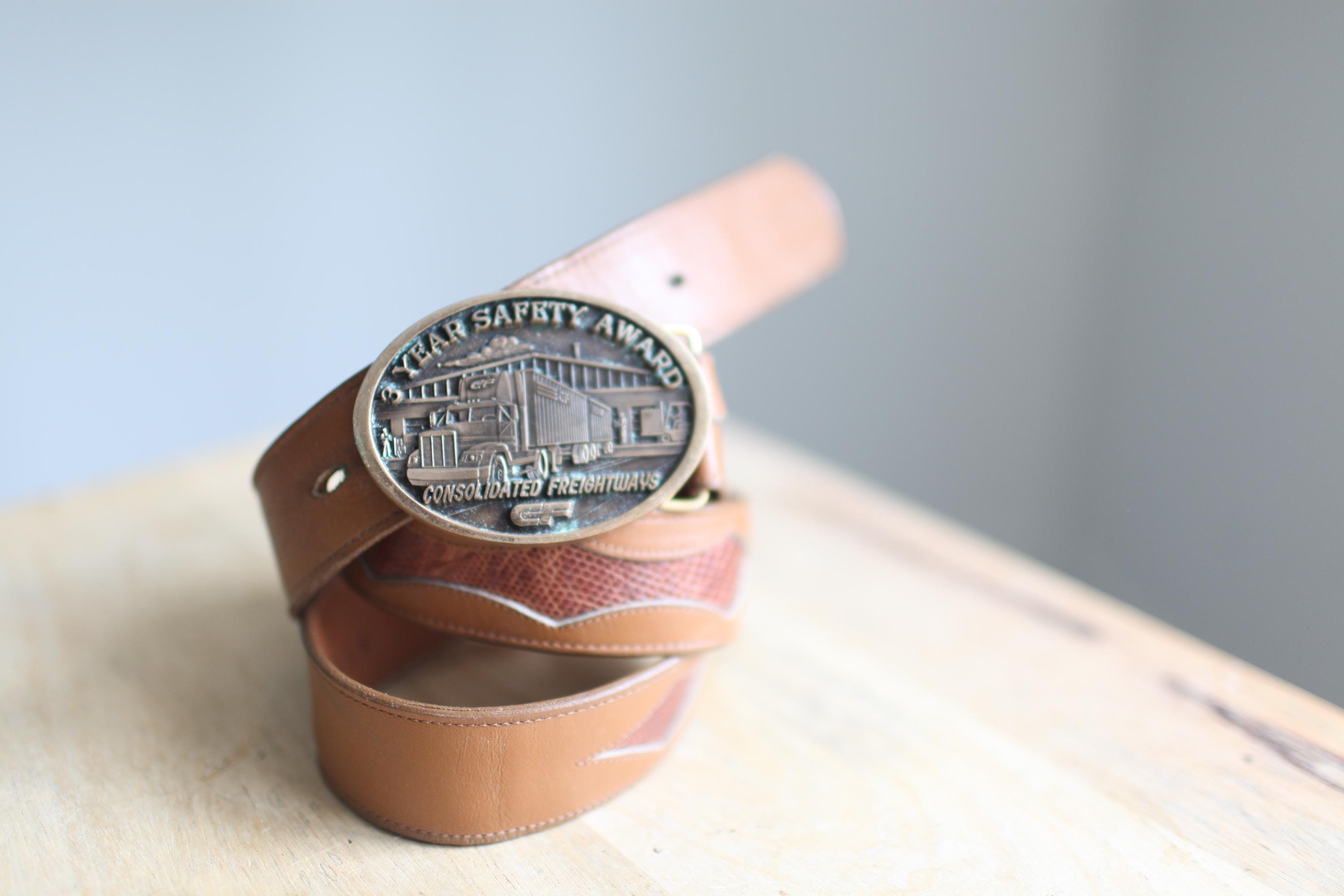 Brown Western leather concho belt. Bought in Jackson Hole, Wyoming years ago Angel Ranch Women main image 2