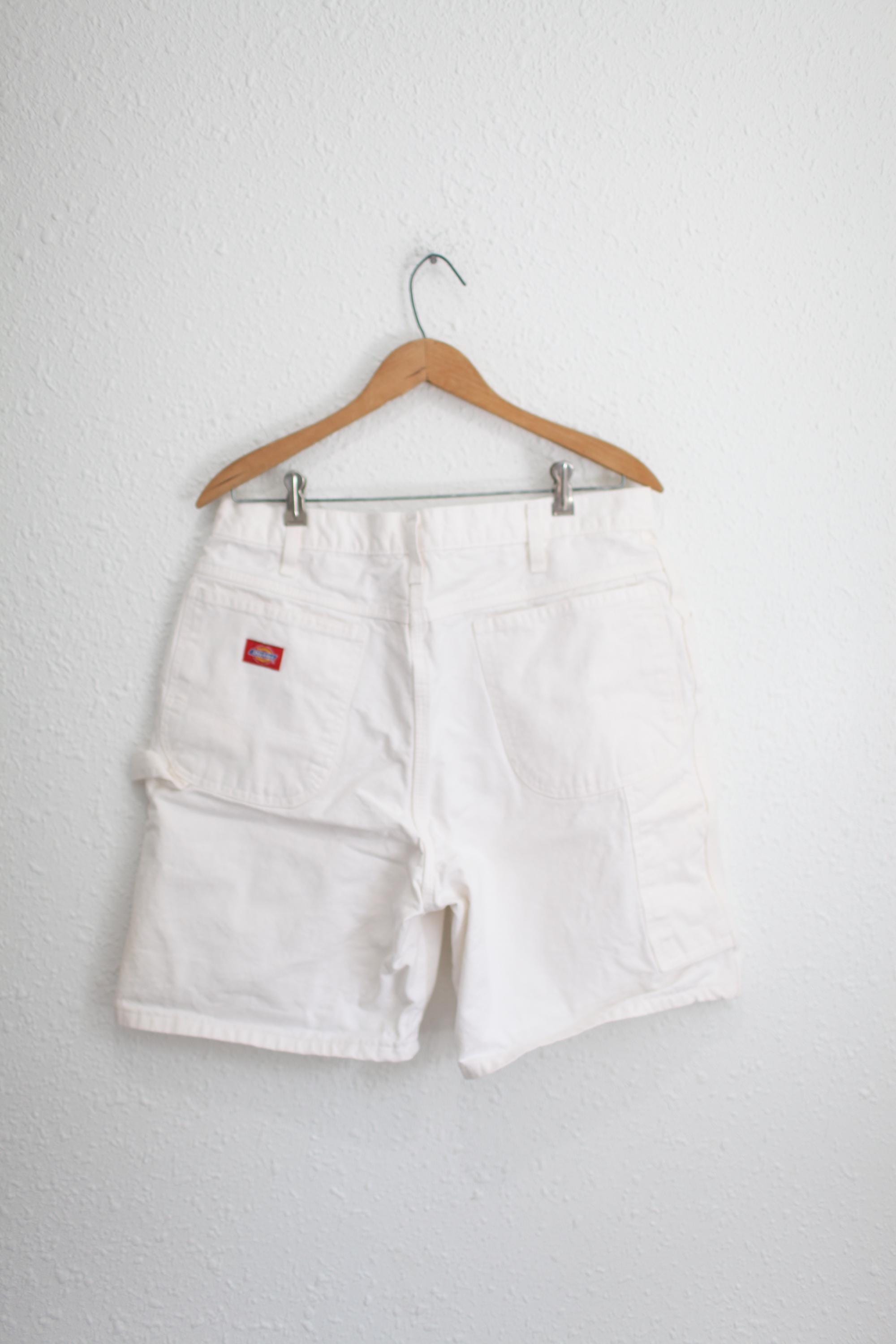 Vintage 90s Dickies White Painter Shorts 36 #0408 - Etsy