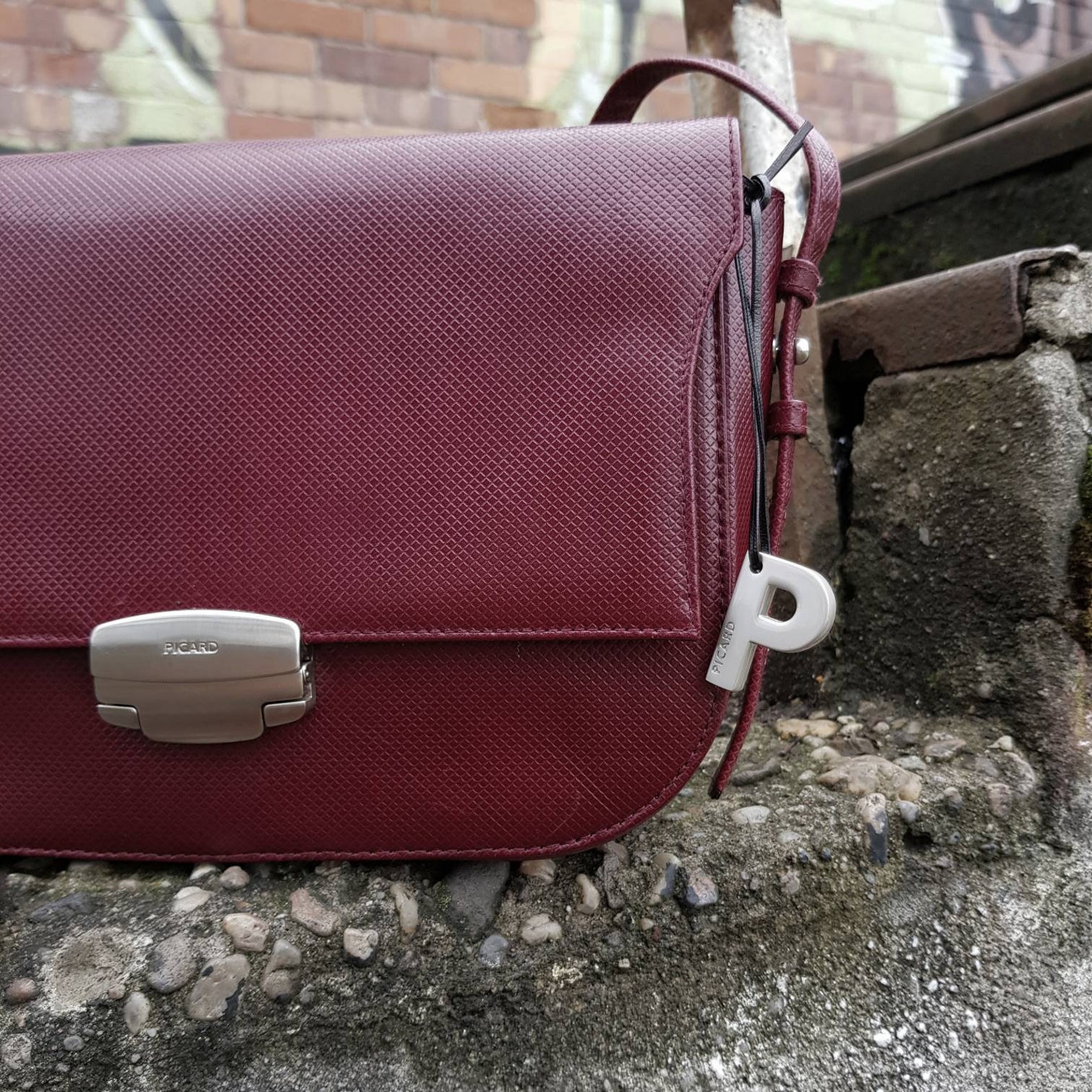 Mini Crossbody Organizer Purse Small Bag Burgundy Leather Etsy