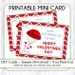 Parachute Valentine's Day Printable Cards, Valentine Mini Cards, DIY ...