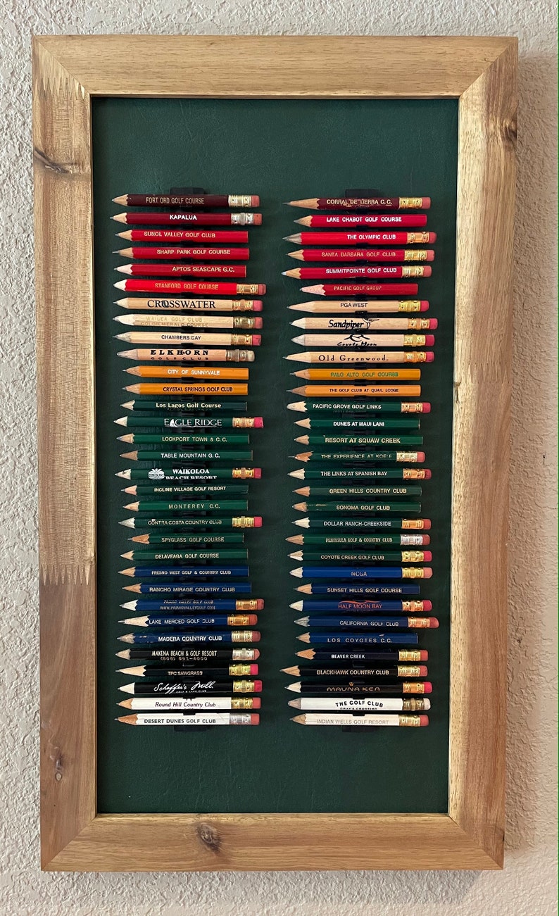 Golf Pencil Display Etsy