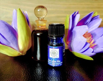 Blue Lotus Absolute High Quality Essential Oil 2ml Nymphaea caerulea Hexane Free Artisan Produced Flowers are from Egypt and Israel