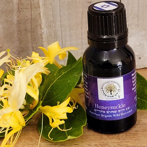 Real Honeysuckle Maceration Essential Oil Very Rare -10ml Made with Organic wild harvested blossoms and a lot of love Strong Aroma