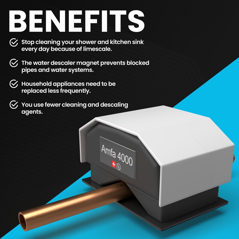 AMFA4000® WHOLE HOUSE Water Softener Saltfree Water Softening