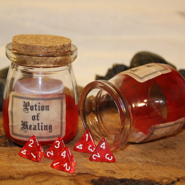 Potion of Healing - D4 dice jar