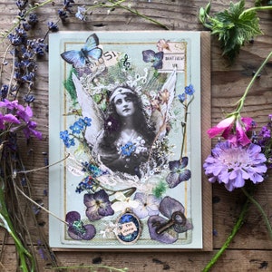 Verträumte Feenkarte 'The Charm' ~ von Stella Homewood - Zauberhaft - Romantisch - Wunderlich - Freundschaftskarten - Geburtstagskarten - Victoriana