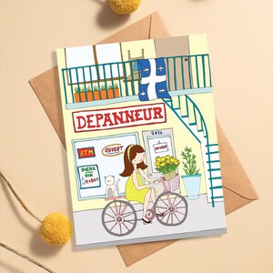 Les Petites - Dépanneur - Greeting Card