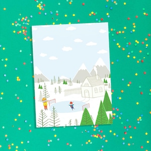 Clever Rabbits - J'aime l'hiver - Carte de vœux