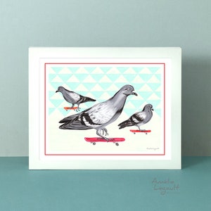 Affiche De Pigeon Illustration De Pigeon Pigeon En Souliers Etsy Canada Affiche De Pigeon Illustration De Pigeon Pigeon En Souliers Etsy Canada
