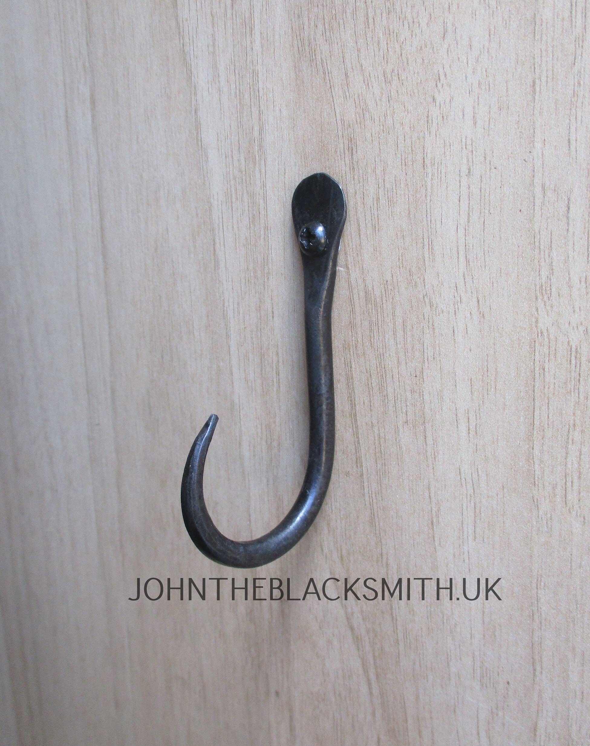 Blacksmith Hand Forged, Wrought Iron Traditional J Barn Hook