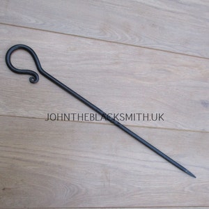 Blacksmith Wrought Iron Forged Fire Poker for Aga&#39;s and Open Fire Places