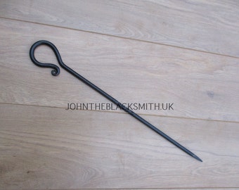 Blacksmith Wrought Iron Forged Fire Poker for Aga's and Open Fire Places