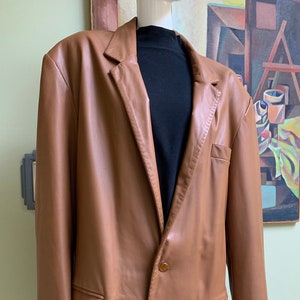 Beautiful Vintage 60s/Early 70s Pimp Style Soft Leather Jacket The Deuce image 1