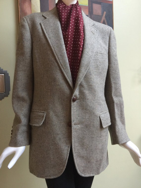 Vintage 1960s High Quality Ivy League Wool Tweed … - image 2