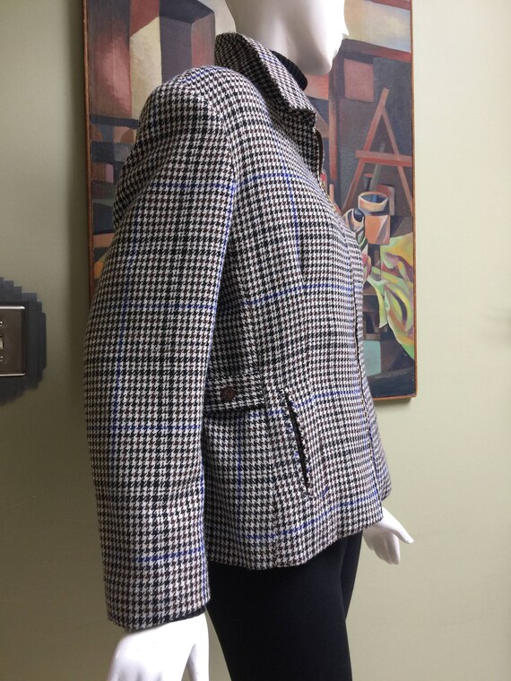 Vintage Lord and Taylor Women’s Mod Houndstooth J… - image 3