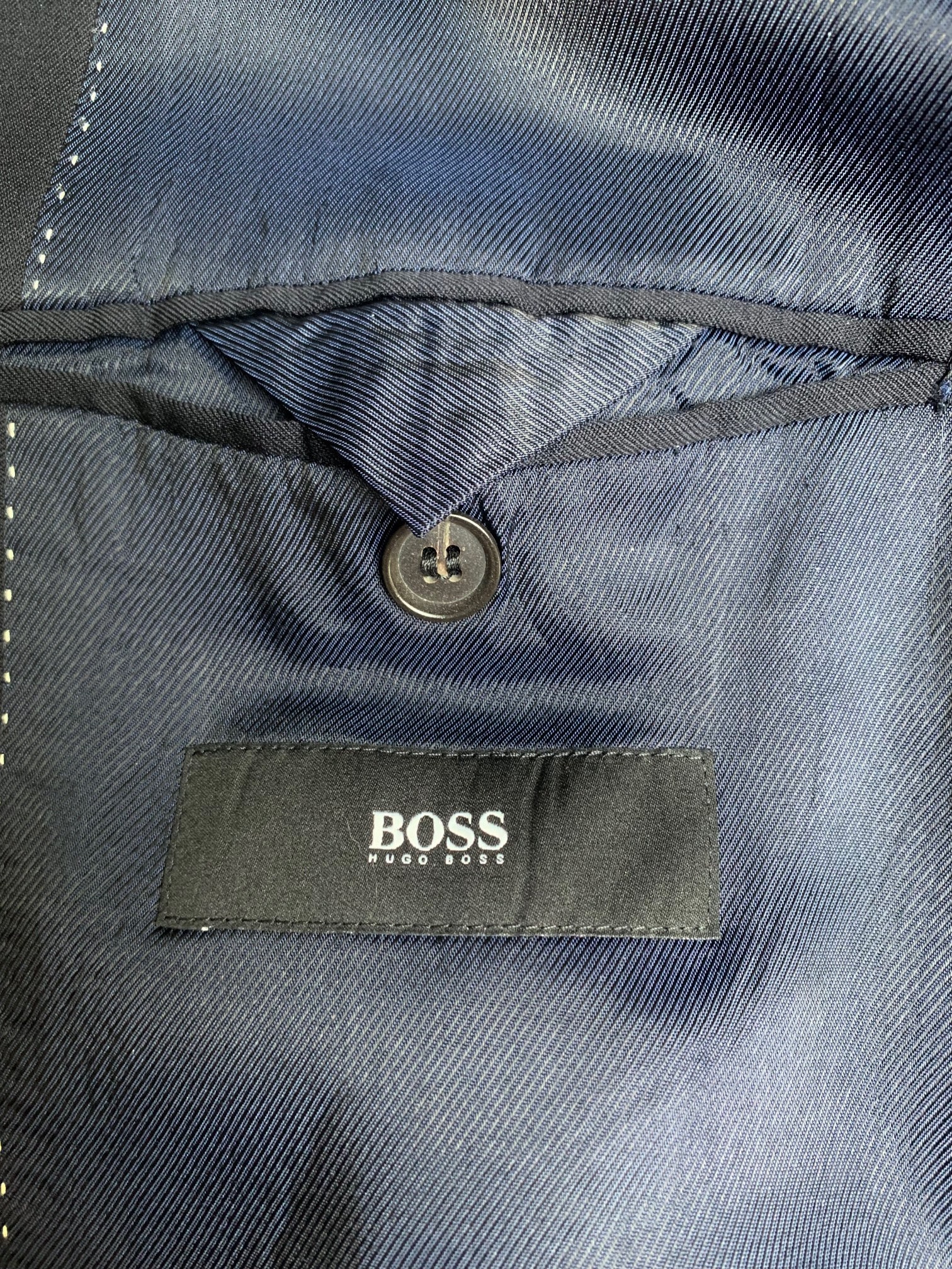 Hugo Boss Slim Fit Reda Super 100 Wool Suit Men's - Etsy