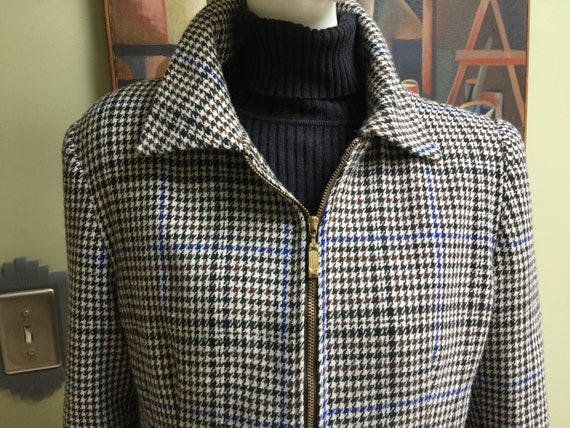 Vintage Lord and Taylor Women’s Mod Houndstooth J… - image 2