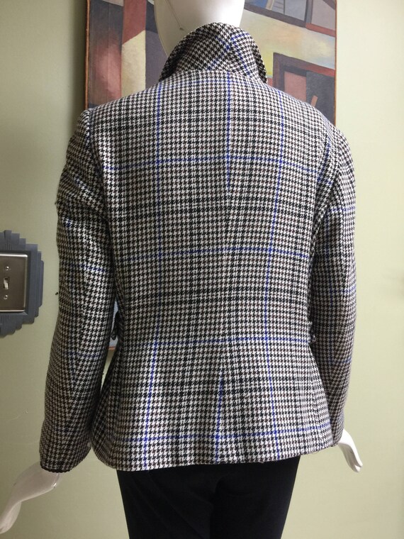 Vintage Lord and Taylor Women’s Mod Houndstooth J… - image 4