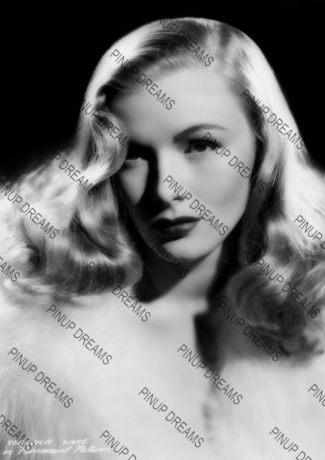 Veronica Lake Wall Art Print Of The Hollywood Movie Legends Etsy Ireland