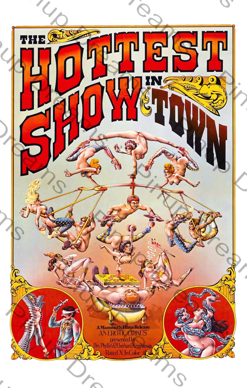 Classic Vintage Burlesque Poster /"Naughty New Orleans/" re-print Various sizes