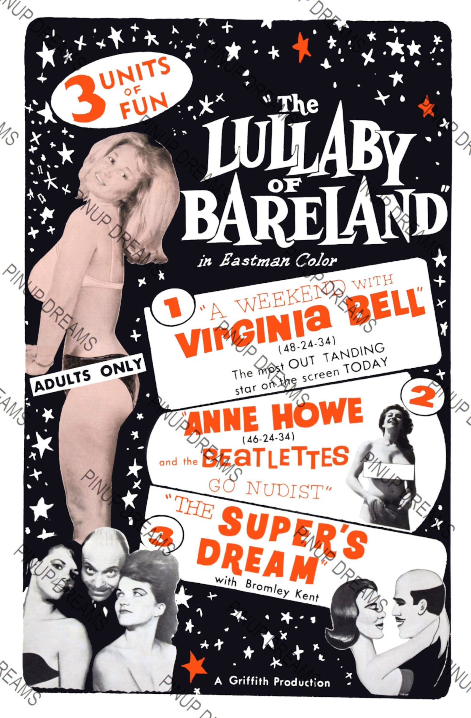 Vintage Burlesque Movie Poster Wall Art Print the Lullaby of Etsy