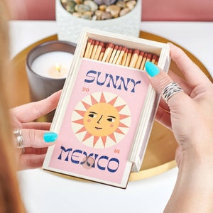 Personalised Large Wooden Travel Memory Matchbox