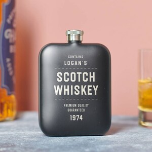 Personalised Modern Hip Flask