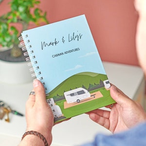 Personalised Caravan Travel Journal