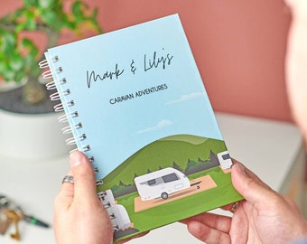 Personalised Caravan Travel Journal