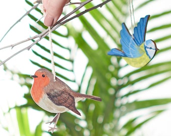 Décoration d’oiseau de jardin britannique