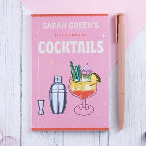 Personalised Pocket Cocktail Book image 1