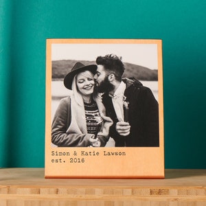 Personalised Solid Copper Photo Print
