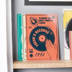 Personalised Metal Record Music Sign - Custom Retro Vinyl Gift, Music Lover Wall Decor