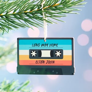 Personalised Retro Tape Decoration